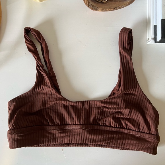 Vitamin A Brown Eco Rib Bikini - Picture 3 of 6